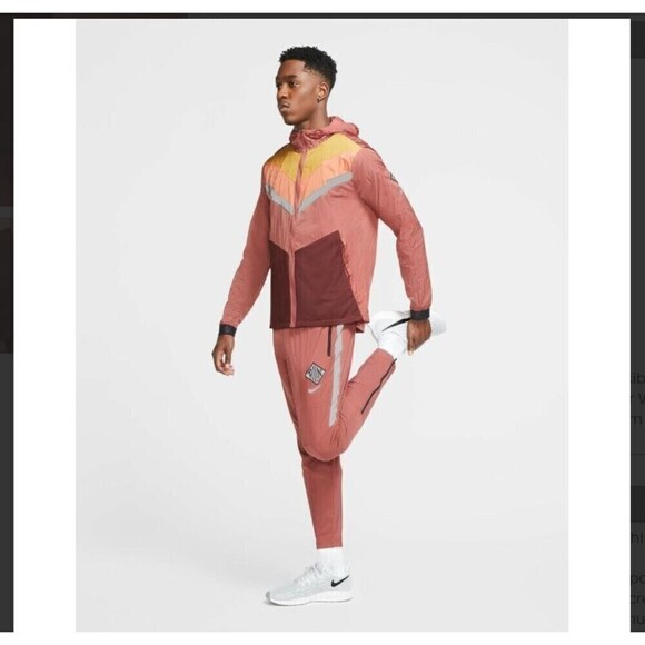 Mens Nike Windrunner Windbreaker Running Tech Jacket Black CU5738-652 Large L - Picture 6 of 16